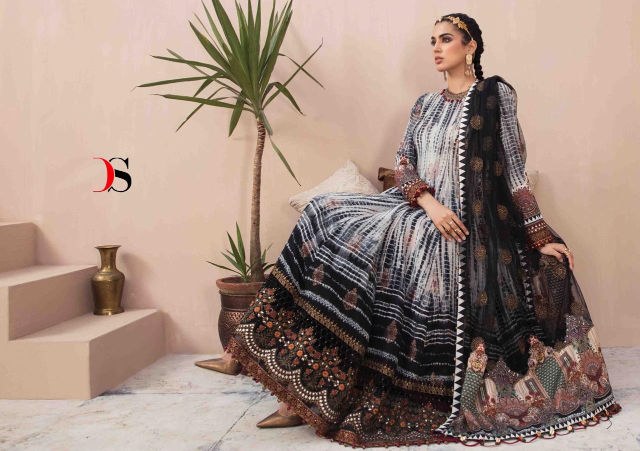Deepsy Maria B Lawn 2021 Vol 3 Pure Cotton Latest fancy Designer Pakstani Salwar Suits Collection